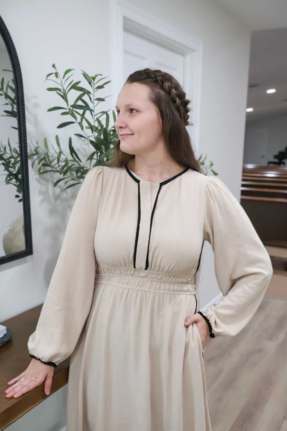“Put it in Neutral” Dress