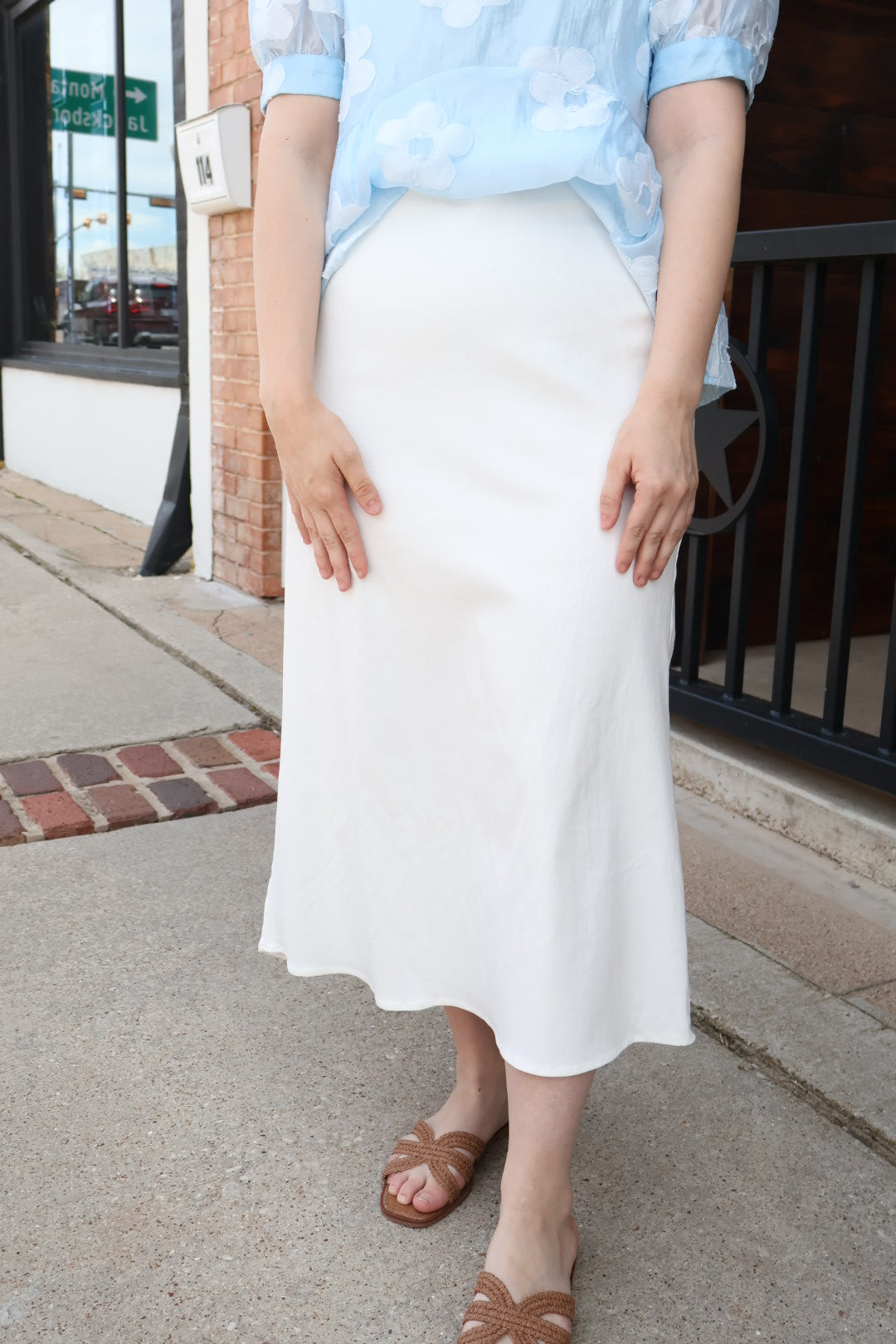 “Sweet Elegance” Midi Skirt