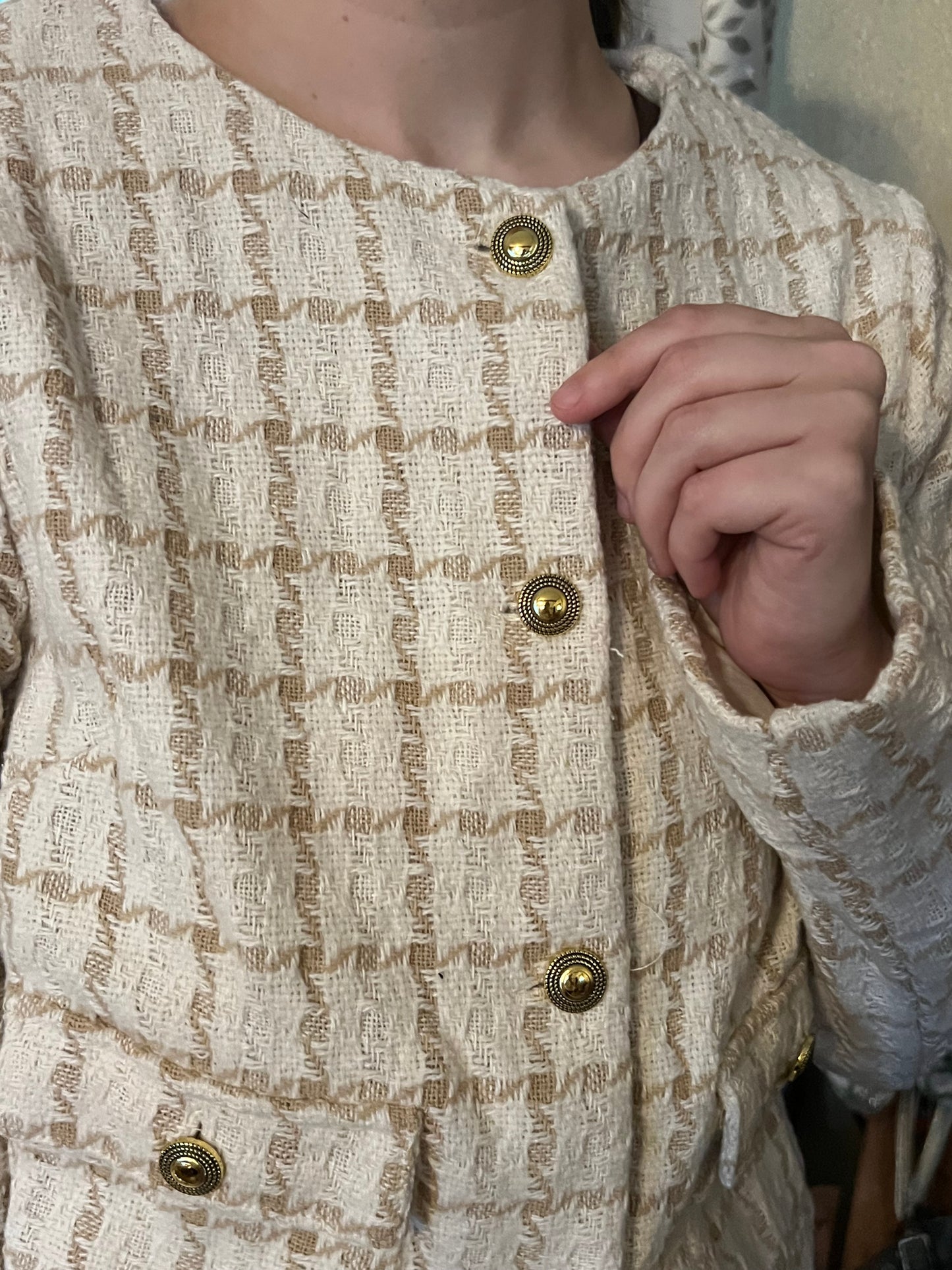 “Living in Elegance” Tweed Jacket