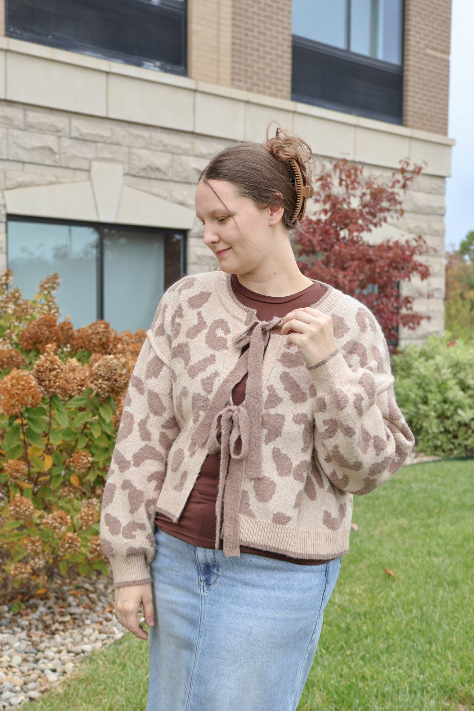 “Cozied Up” Leopard Cardigan