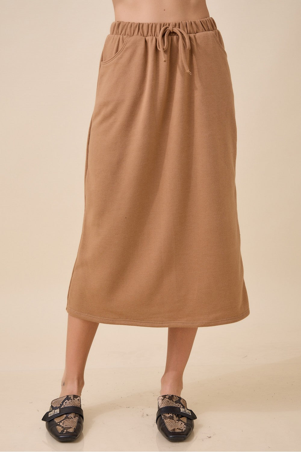 “Effortless Everyday” Skirt - Camel
