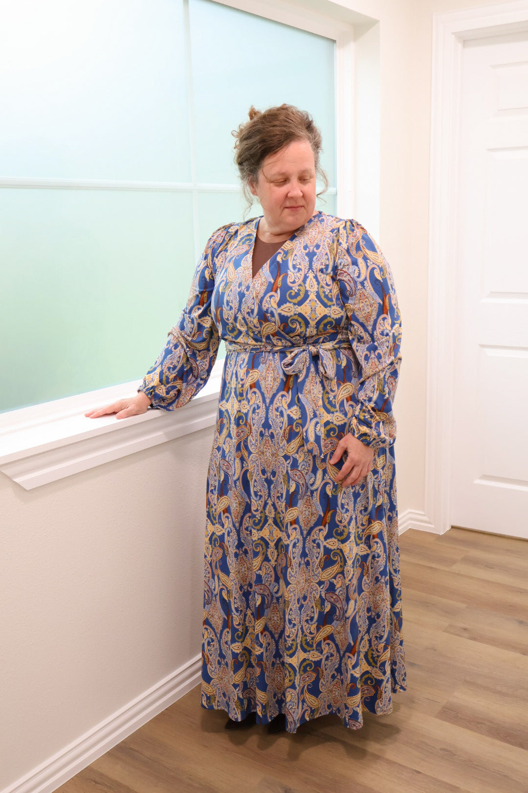 “Paisley Dream” Dress - Blue