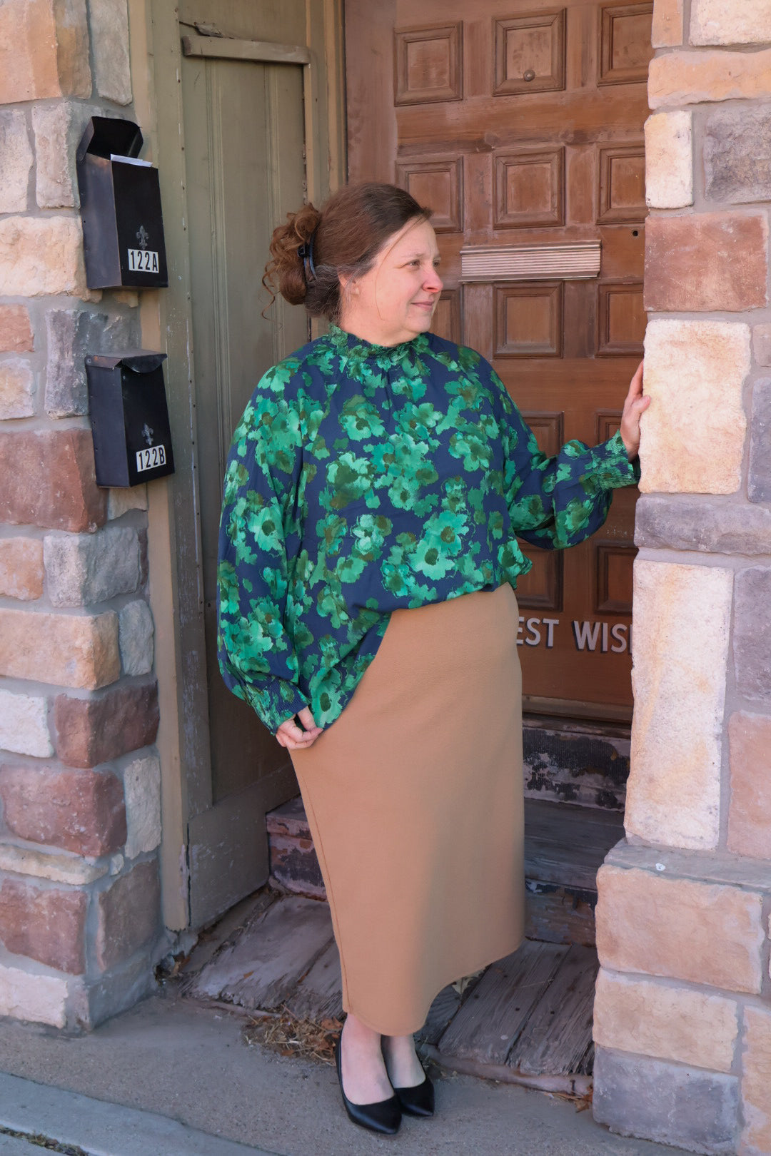 “Midnight Blooms” Top