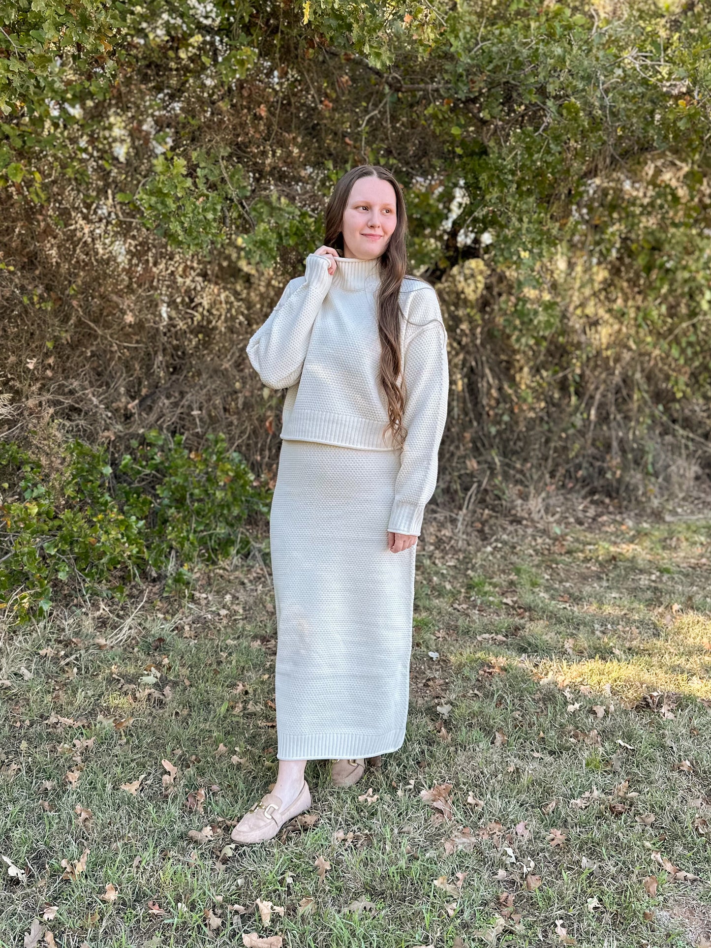 “Warm Wishes” Sweater Top - Cream