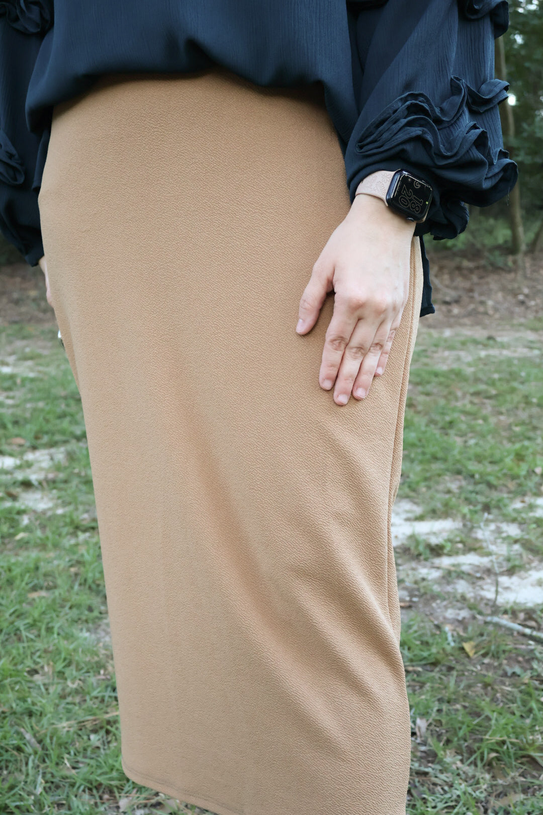 The “Elaine” Pencil Skirt - Coffee