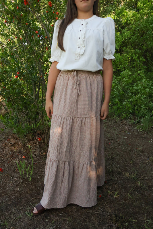 “Gingham Grace” Skirt