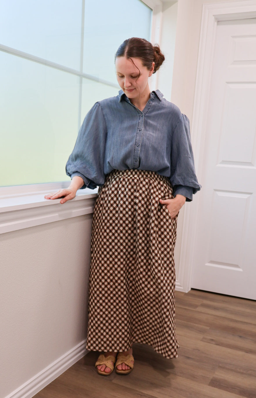 “Countryside Gingham” Skirt