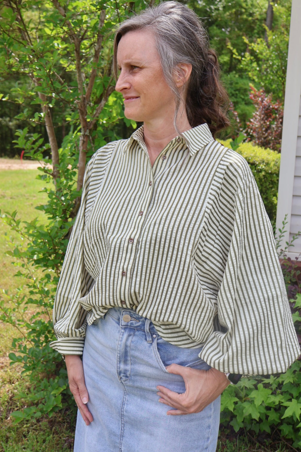 The “Willow” Top - Olive