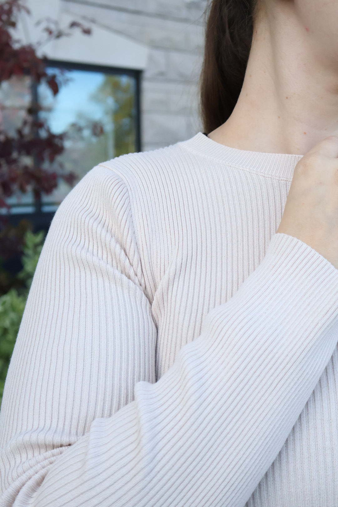 “Cozy in Cream” Layering Top