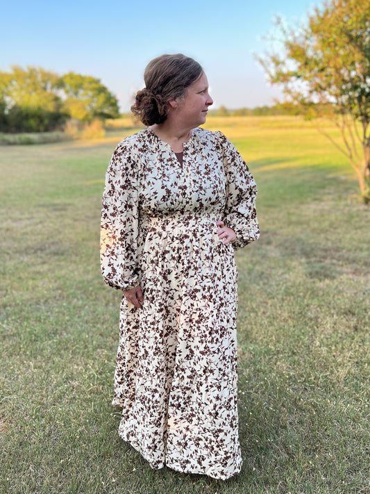 “Cream Dream” Floral Dress