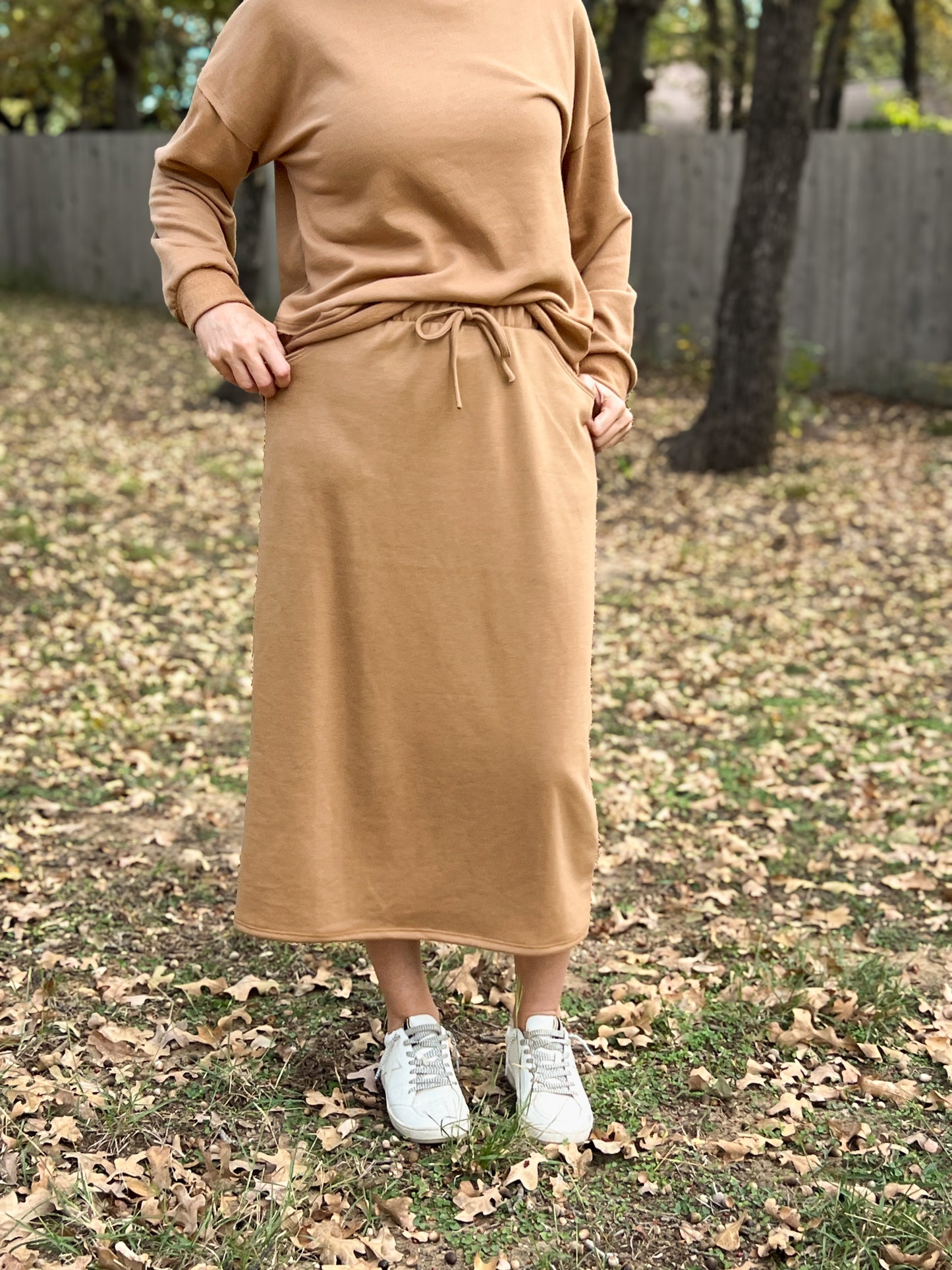 “Effortless Everyday” Skirt - Camel
