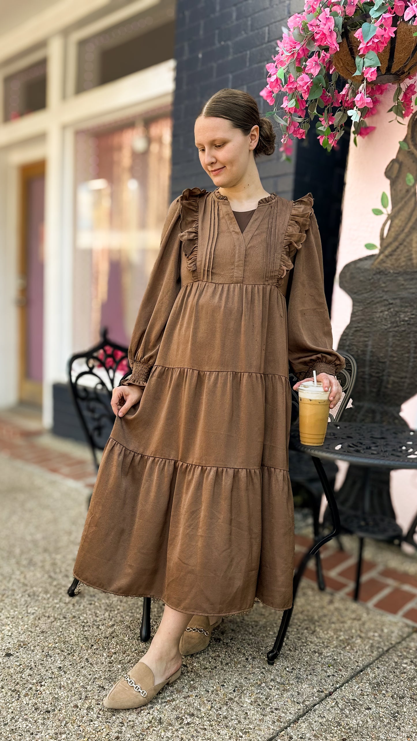 The “Laurel” Dress - Brown