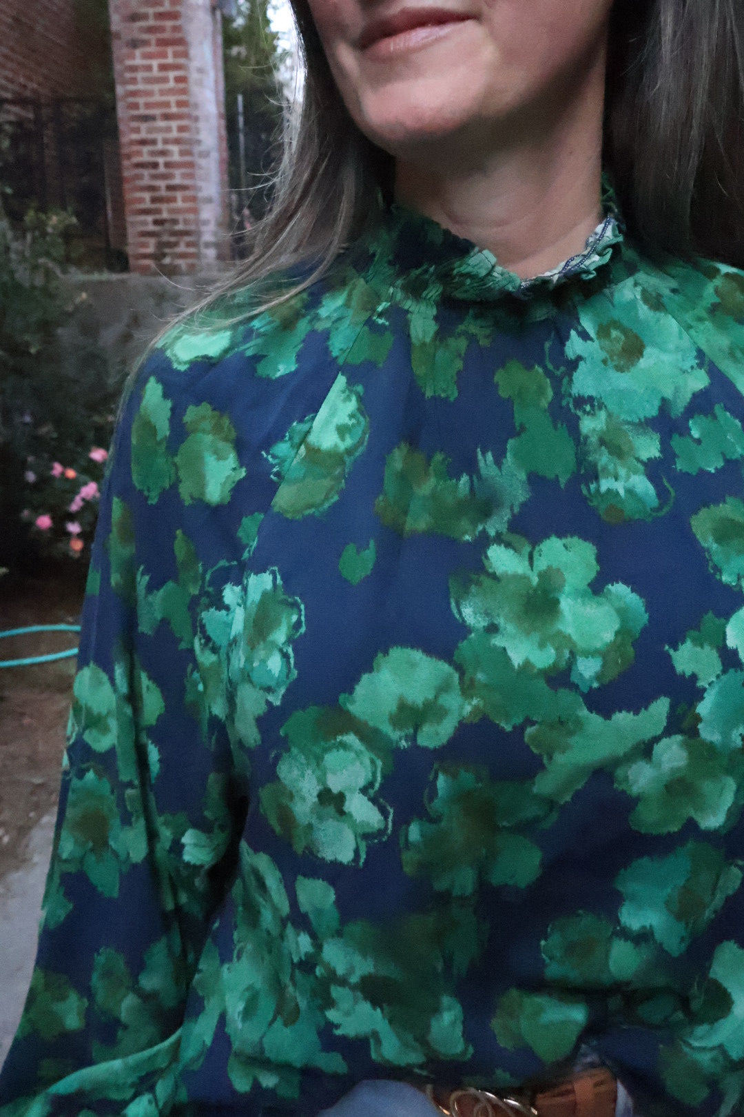 “Midnight Blooms” Top