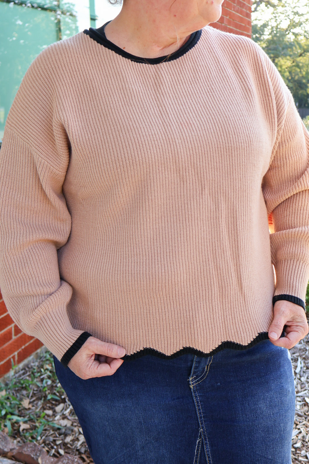 “Scalloped Lady” Sweater