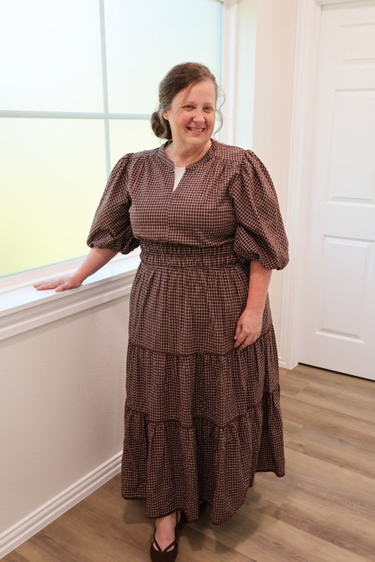 The “Abigail” Dress - Brown
