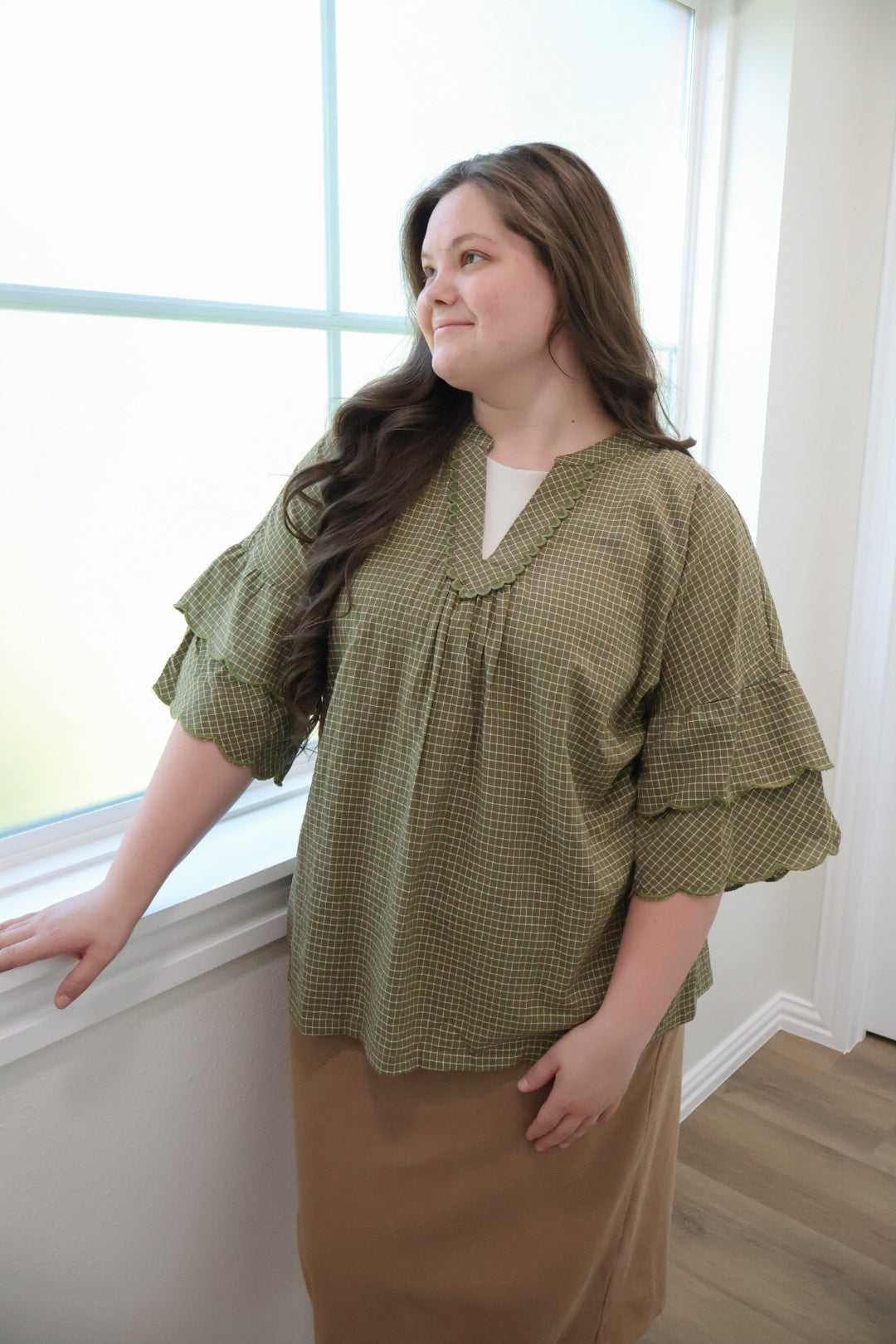 “Gingham Girl” Top