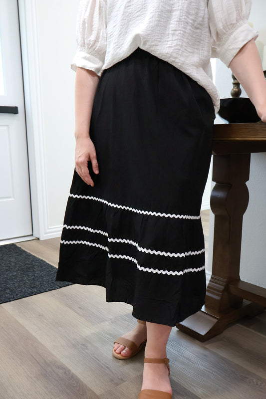 “Trimmed in Charm” Skirt
