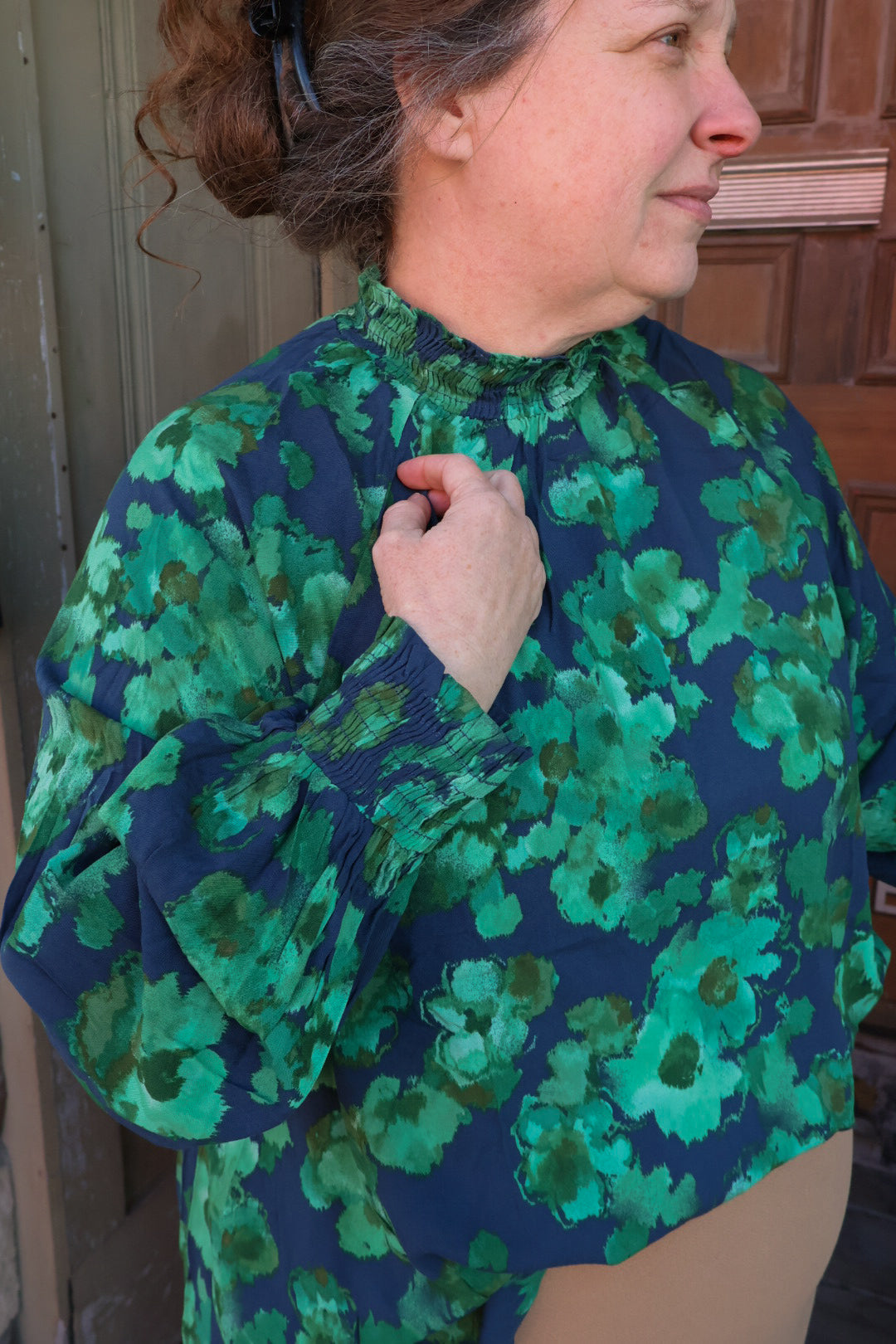 “Midnight Blooms” Top