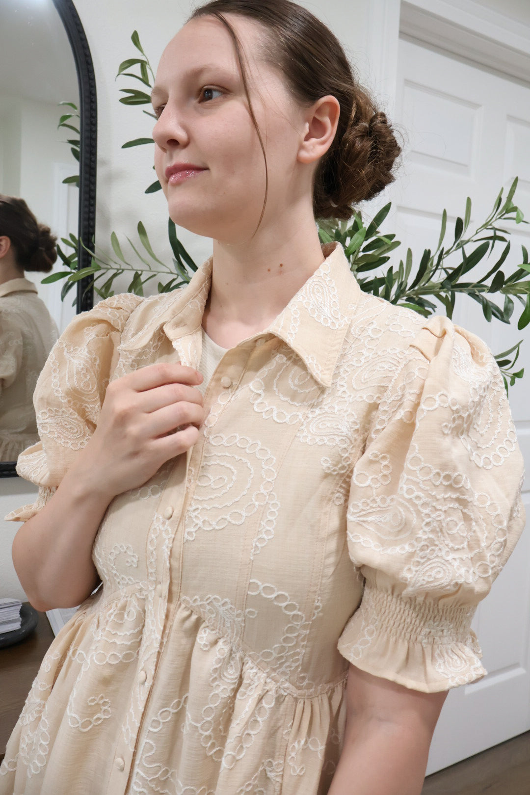 “Bamboo and Lace” Dress