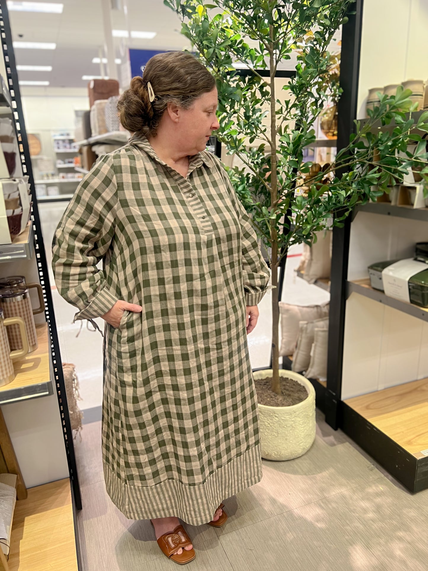 “Harvest Plaid” Dress