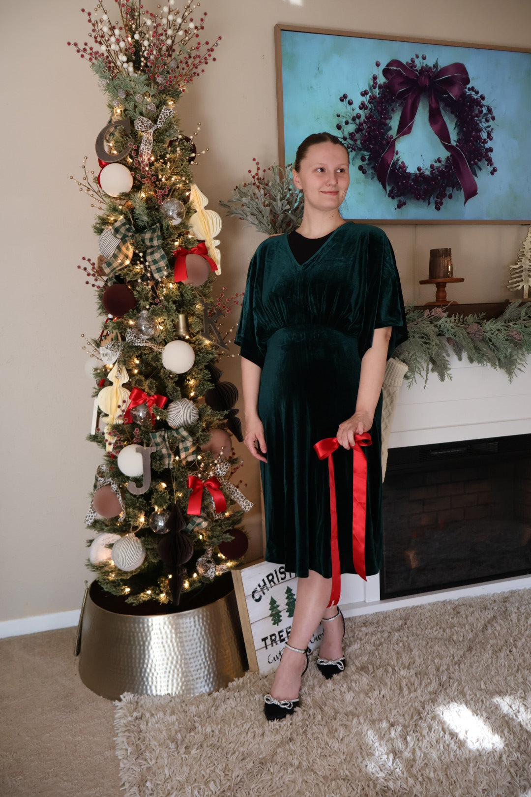 “Velvet Night” Dress