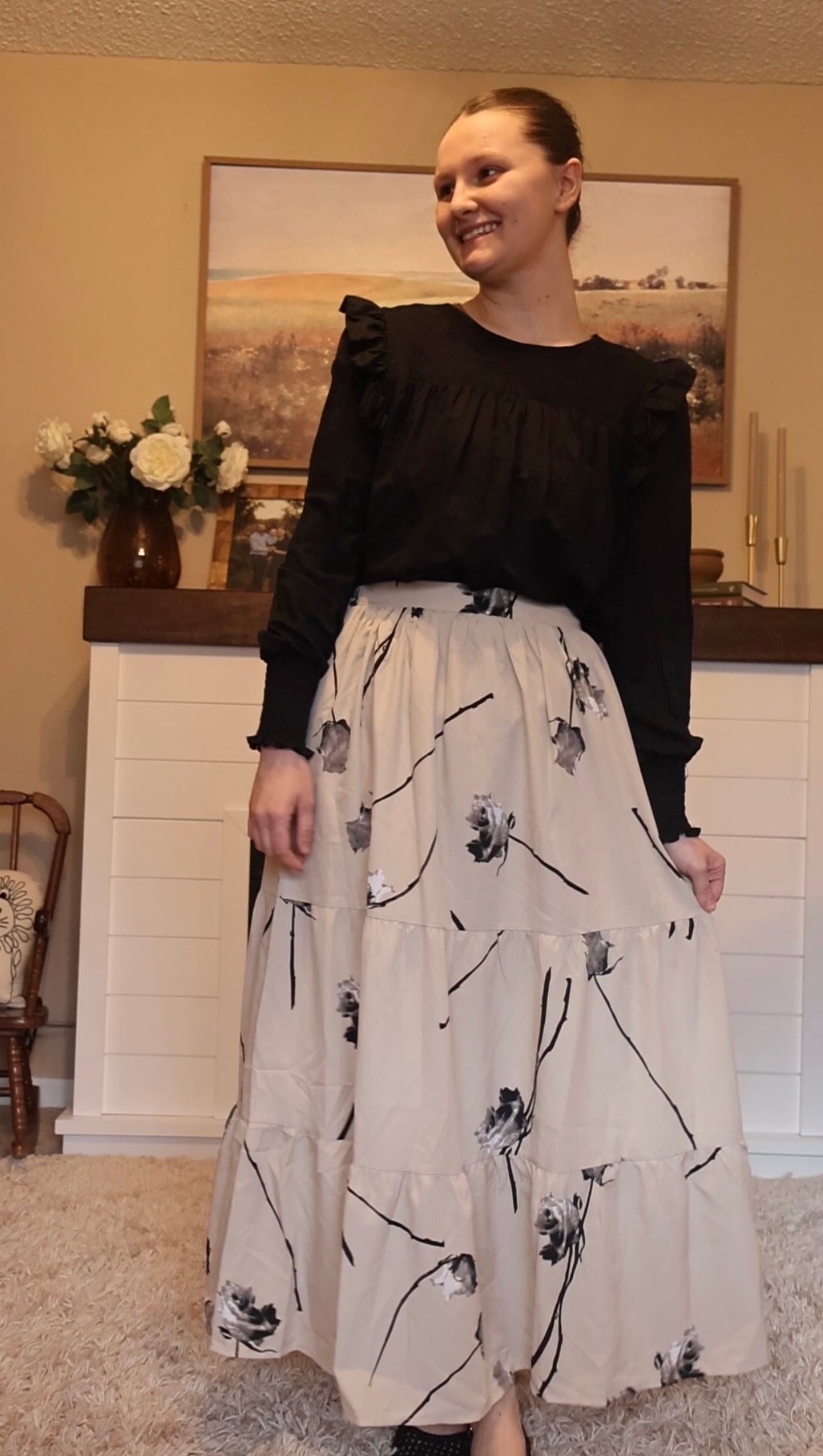 “Bouquet of Roses” Skirt