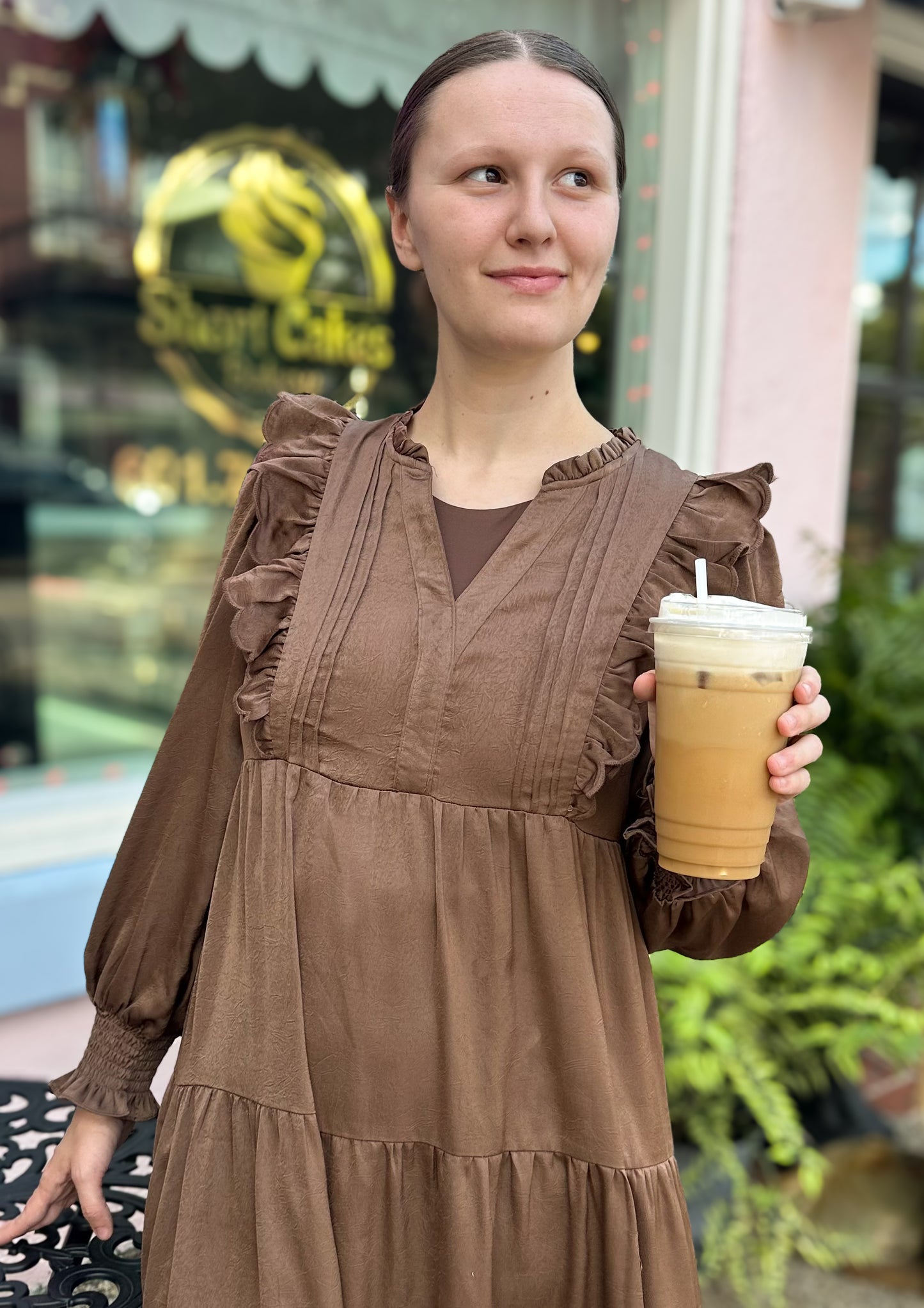 The “Laurel” Dress - Brown