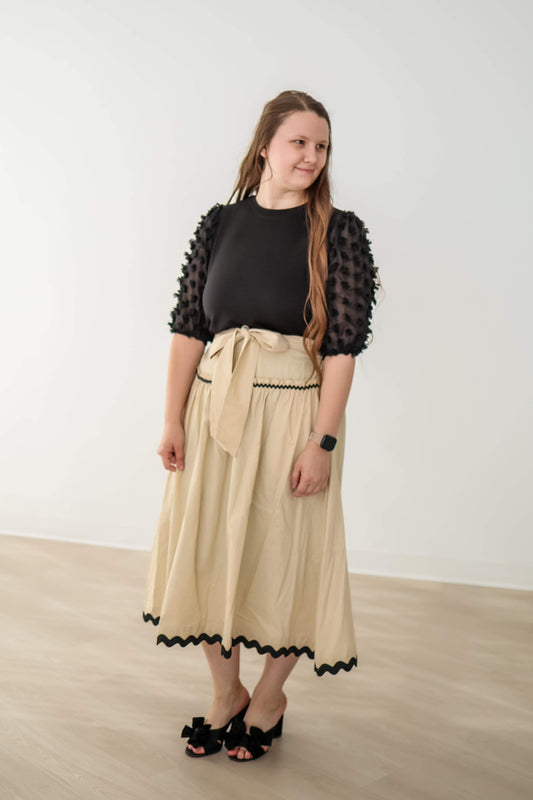 “Ric Rac” Midi Skirt