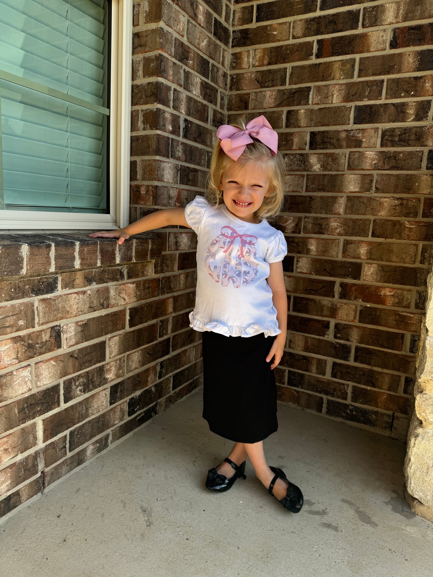 The “Elaine” Pencil Skirt (Kids) - Black