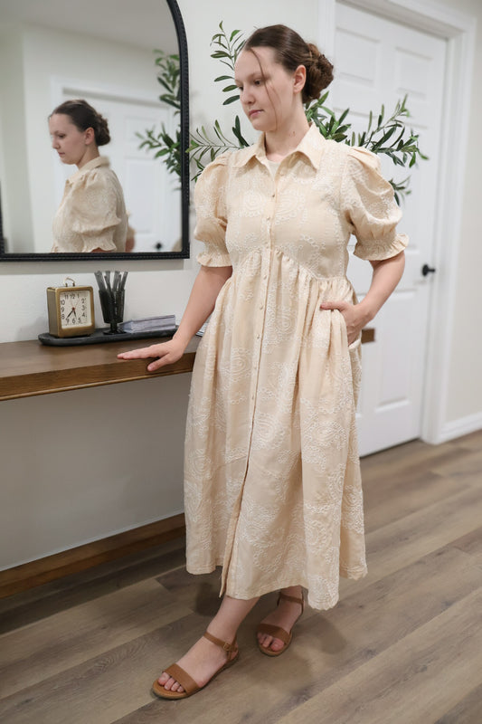 “Bamboo and Lace” Dress
