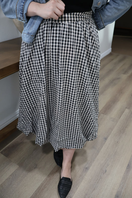 “Graceful in Gingham” Skirt