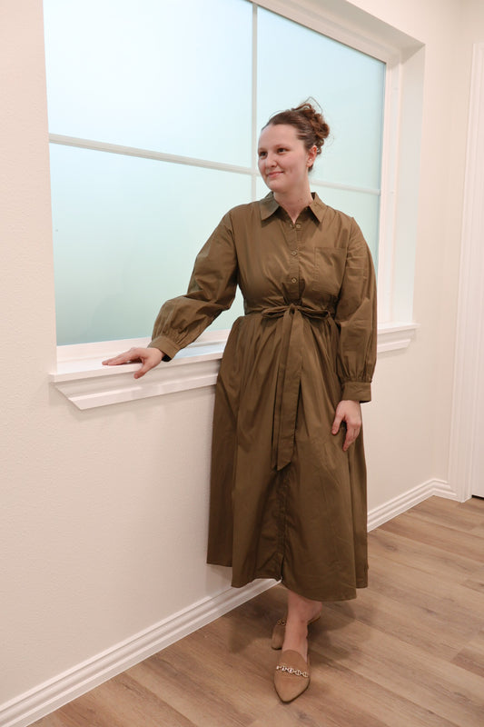 The “Olive Grove” Dress