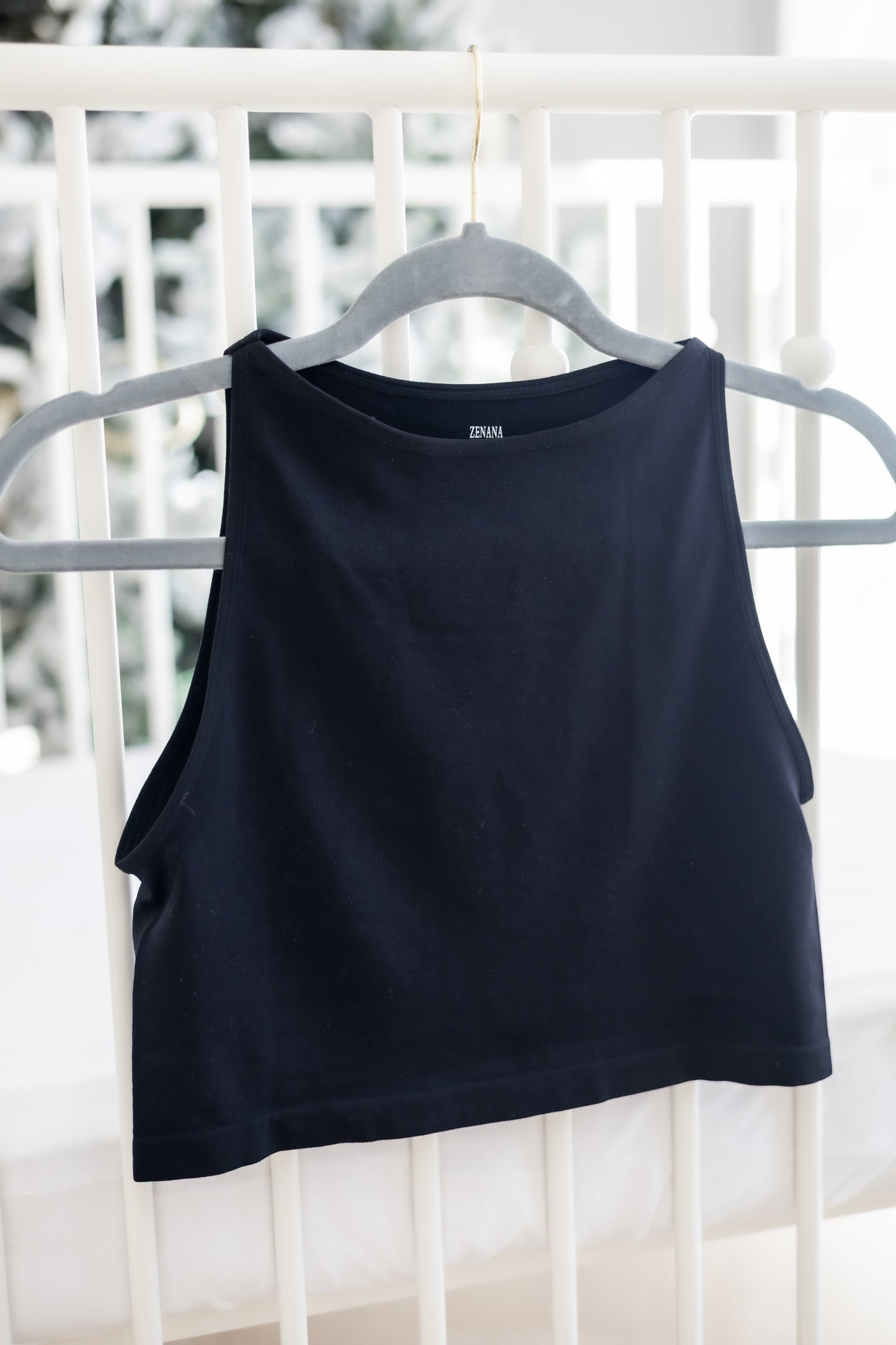 Butter Soft Half Tank - Black