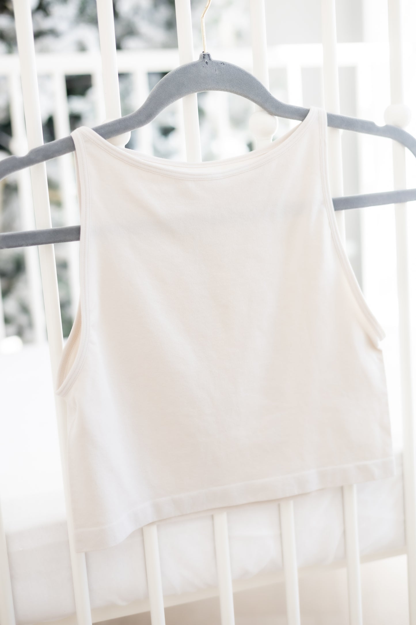 Butter Soft Half Tank - Bone