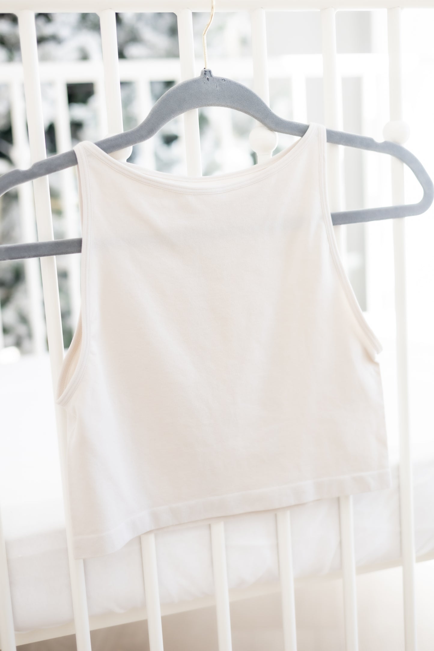 Butter Soft Half Tank - Bone